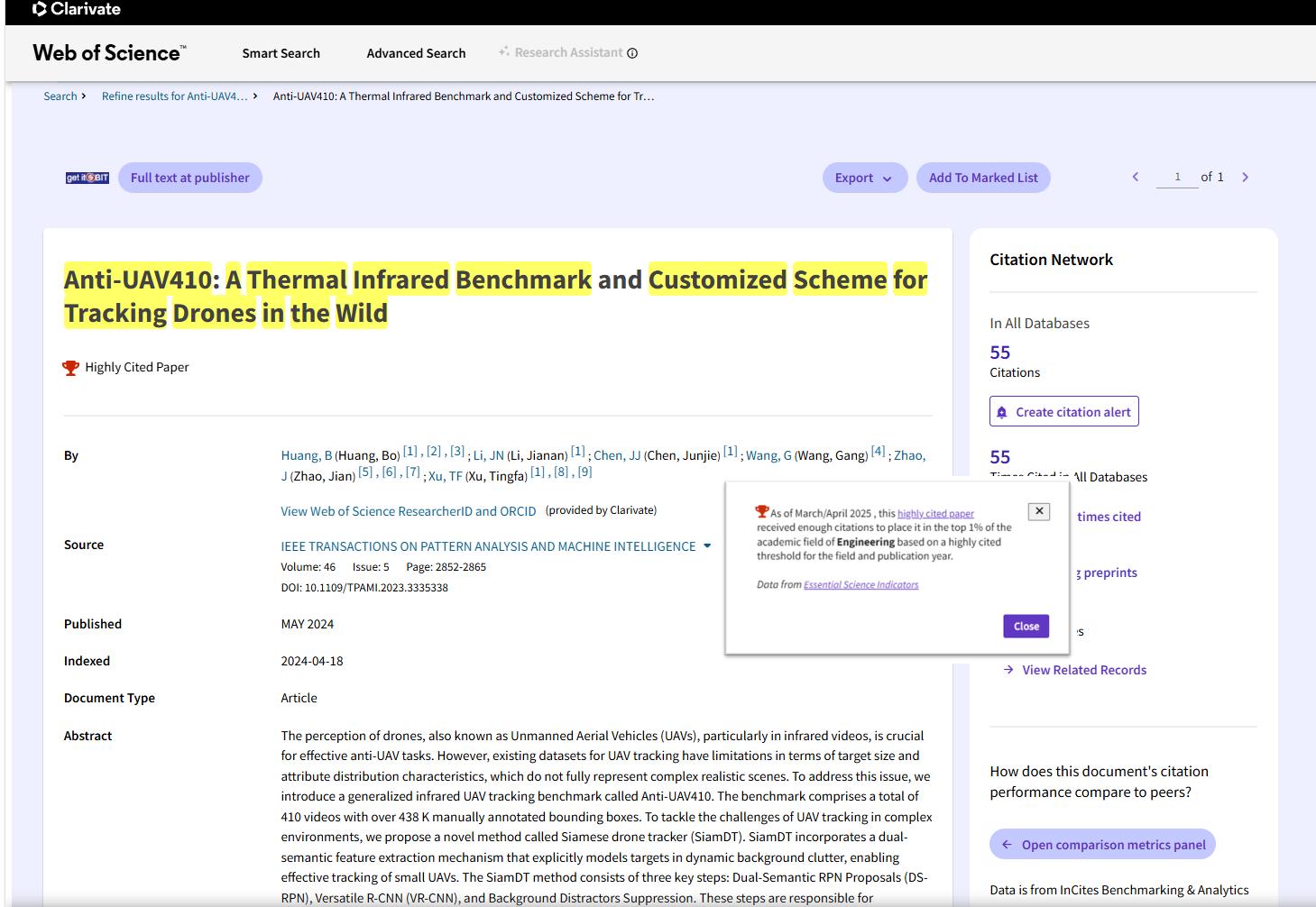 继续了解根据Web of Scien