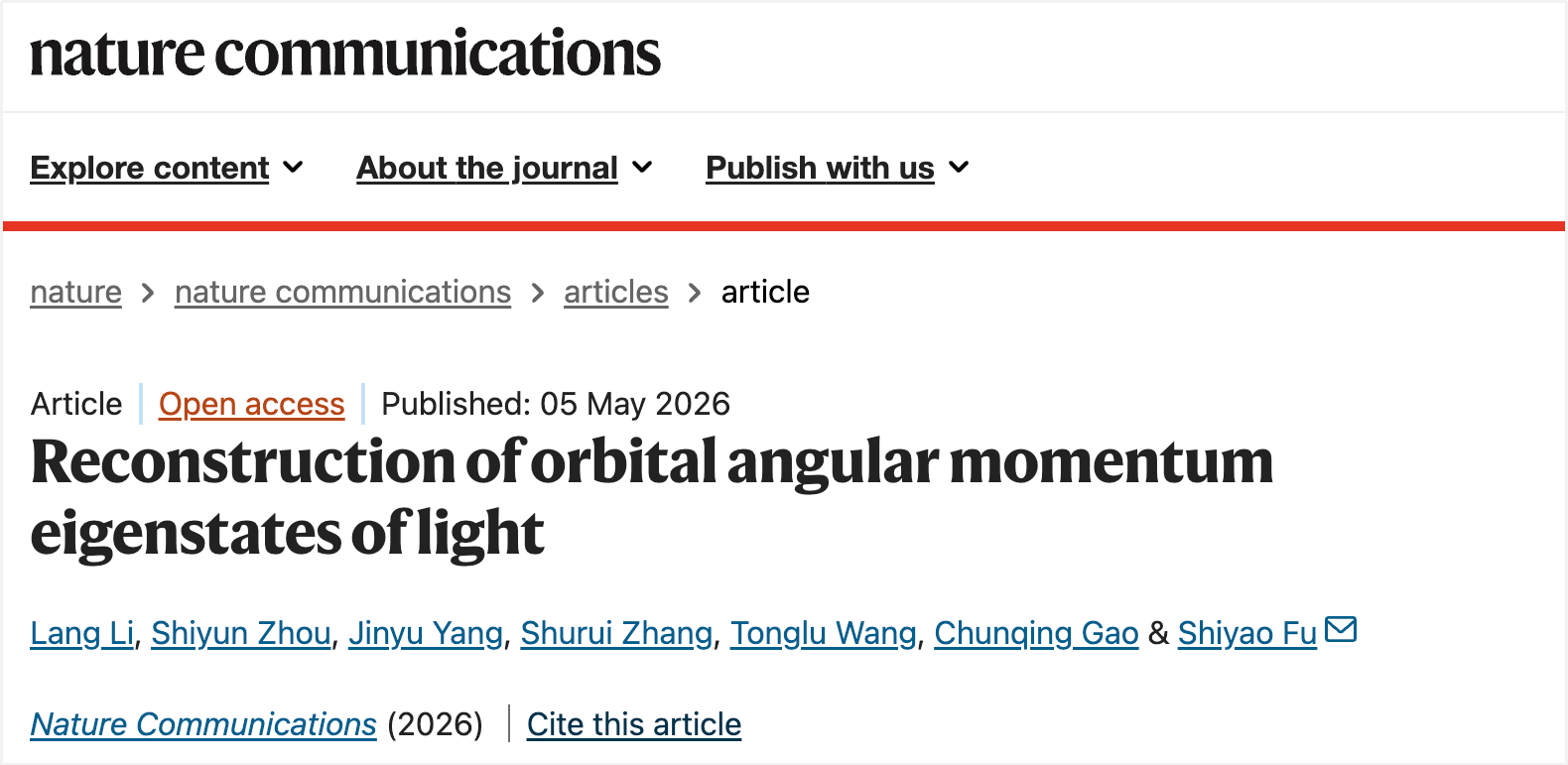 图片1.png 高春清教授团队在激光轨道角动量(OA